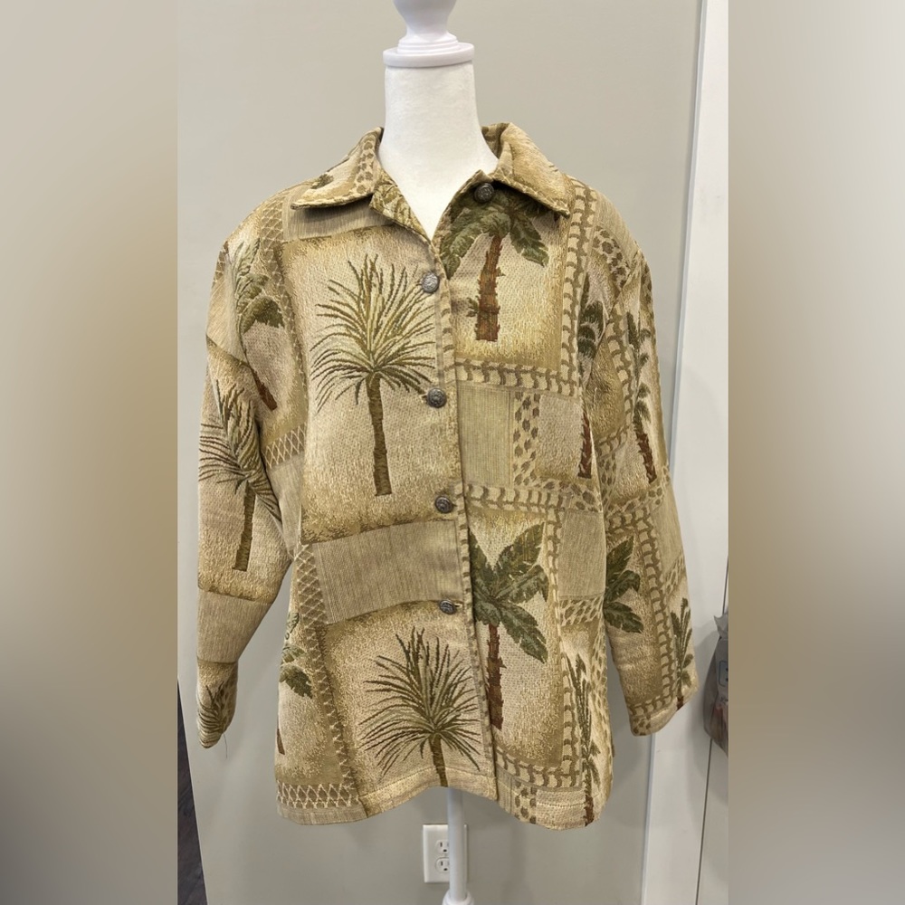 Blazer with palm streets